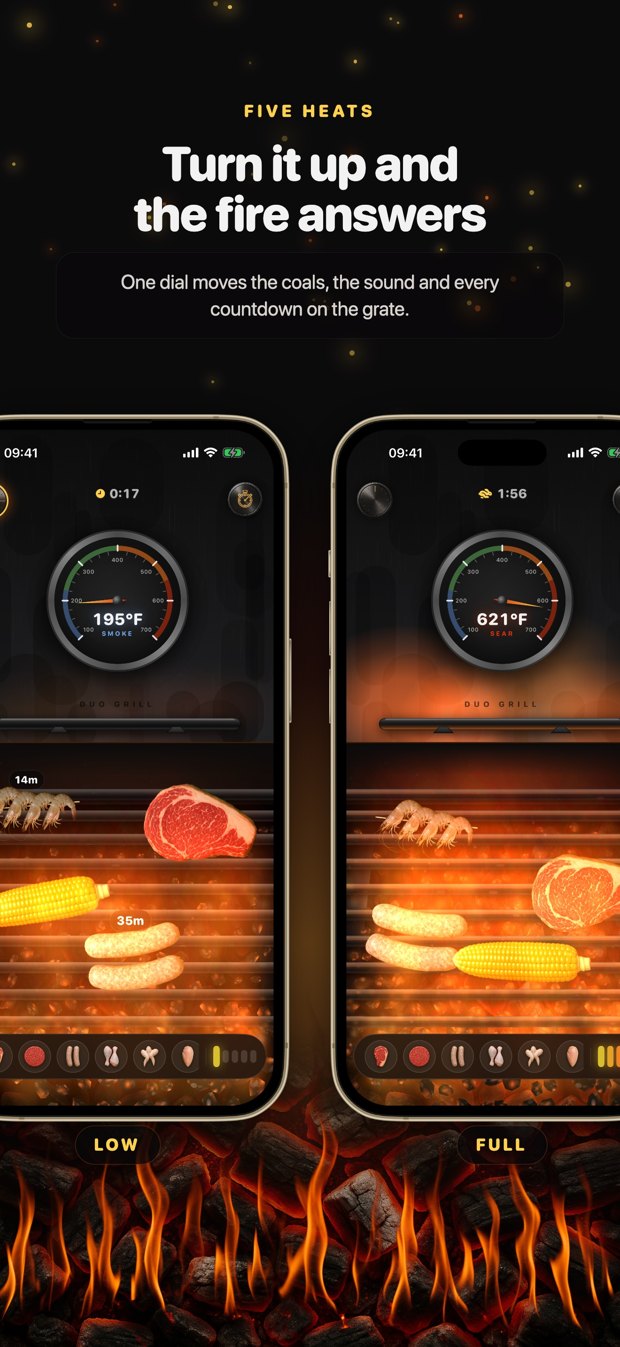 The same fire at both ends of the heat dial