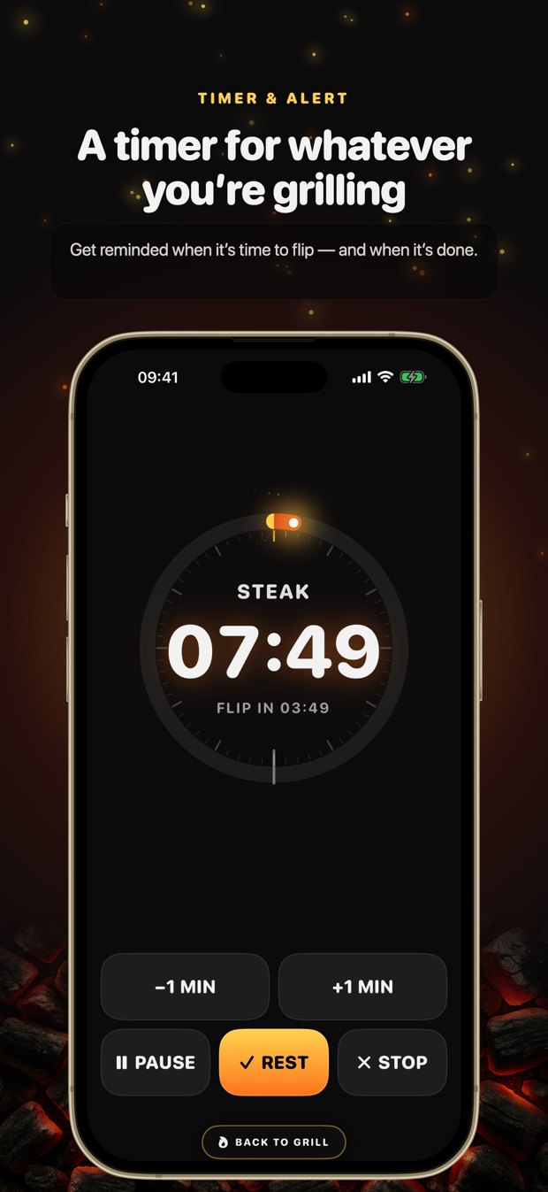 A countdown with a flip reminder